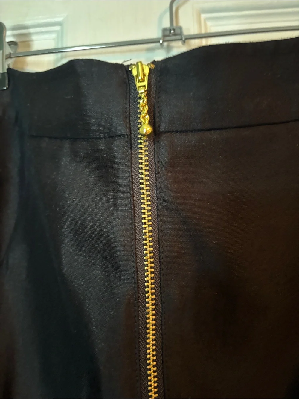 kate spade Black Mini Skirt with Chain Detail Size 10